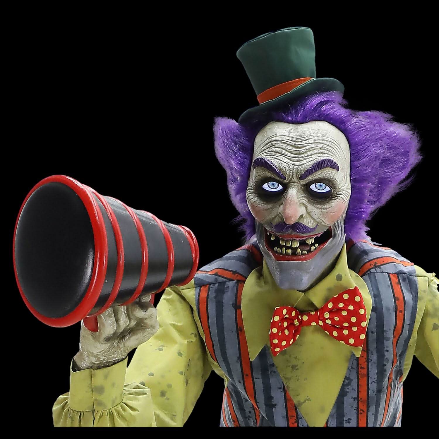 6' Carnival Barker Halloween Animatronic Decoration