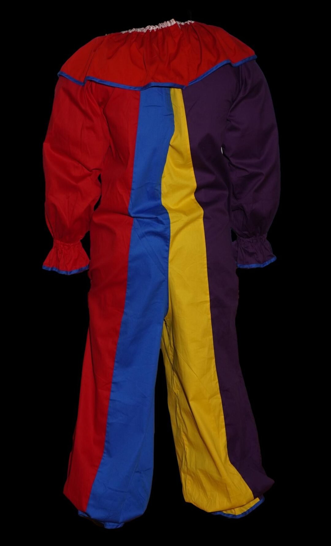 NEW "Professional Movie Clown Suit in Rainbow" Costume