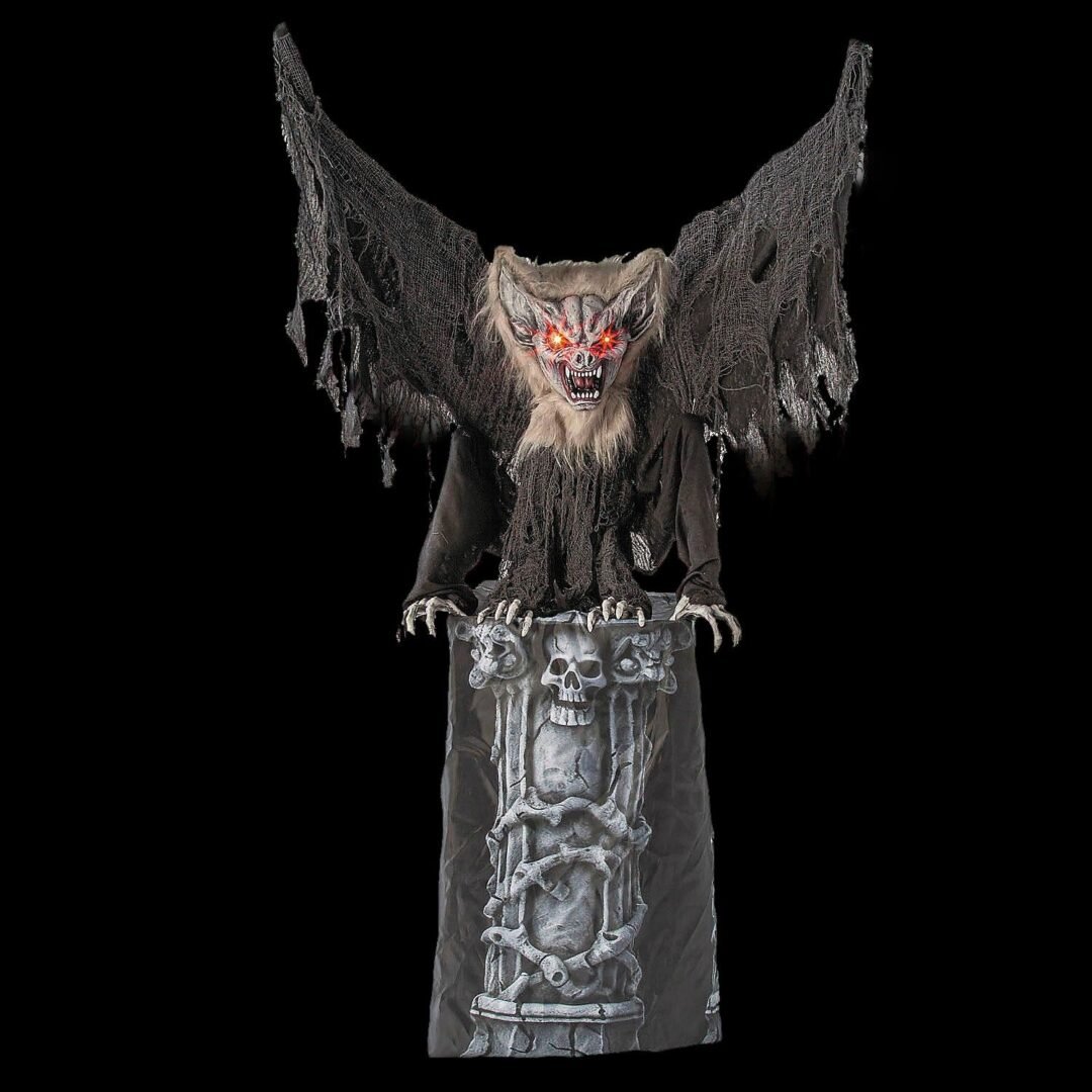 Light-Up Gargoyle Halloween Animatronic Decoration