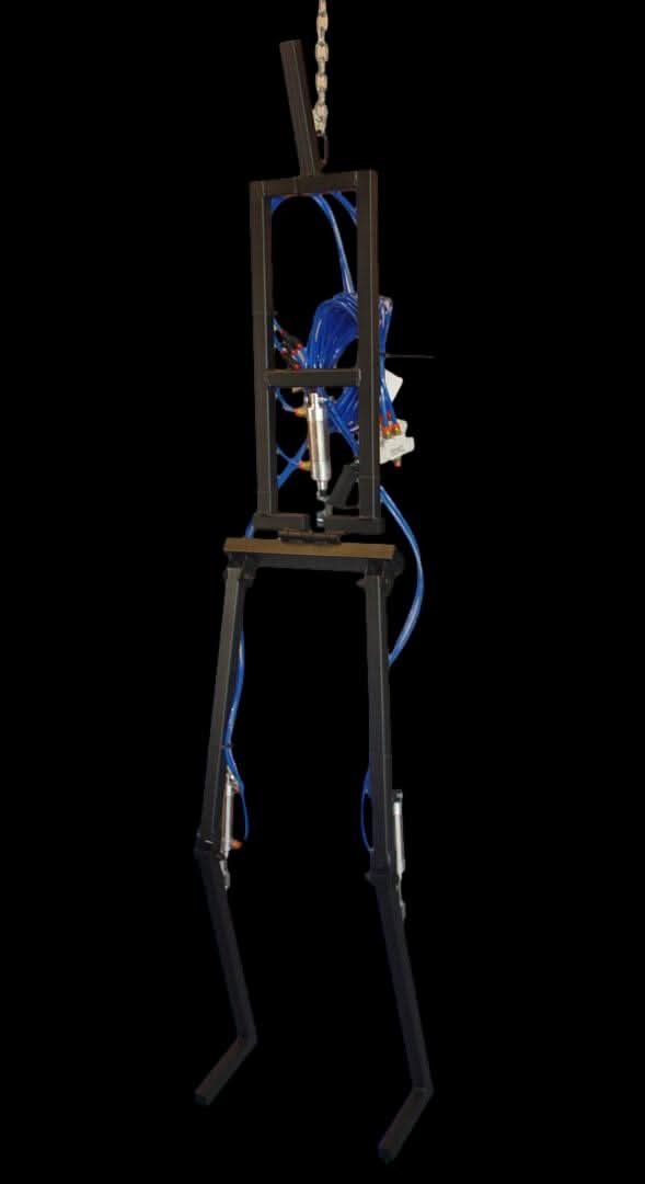 "Erratic Hangman Kicker" Halloween Animatronic Frame