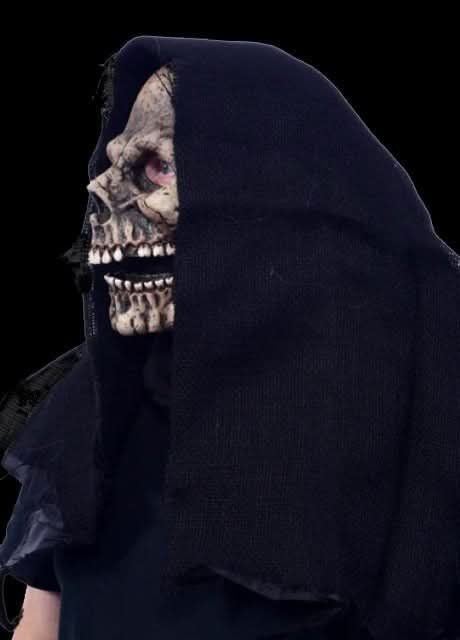 "Grim Reaper" Skull Moving Mouth Halloween Mask