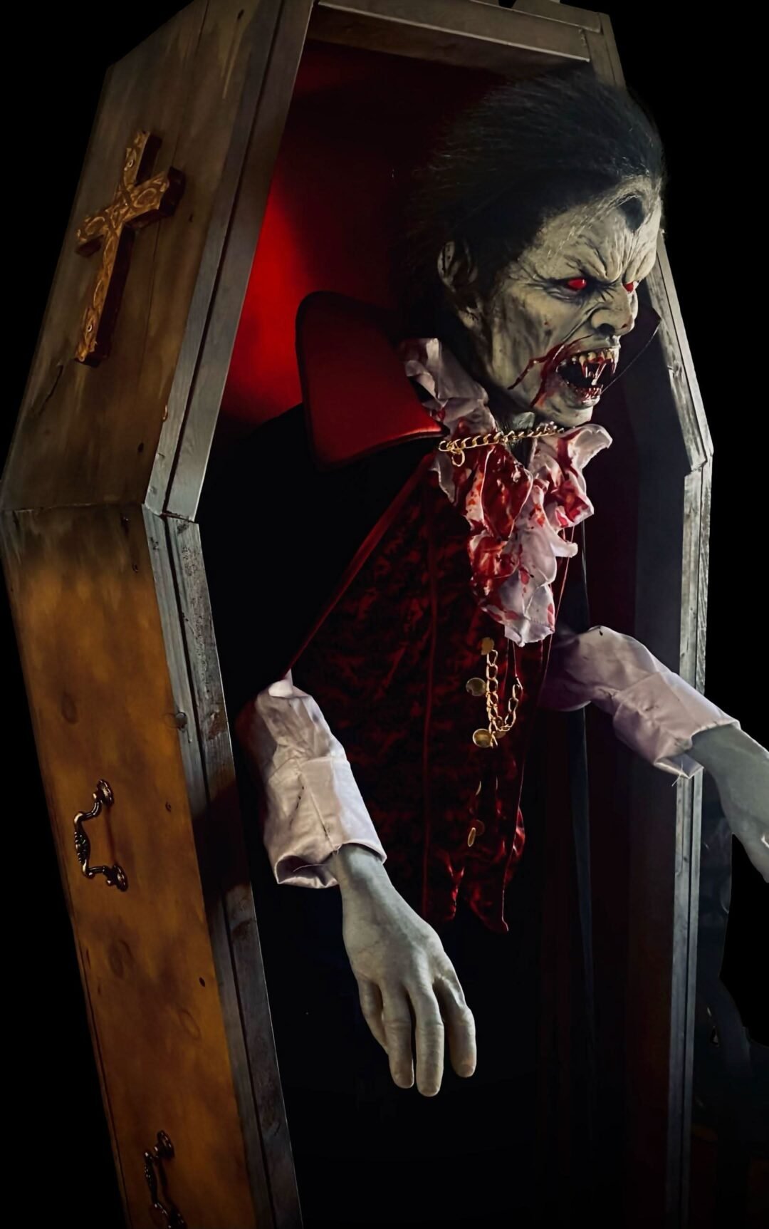"Catapult Coffin Vampire" Professional Halloween Animatronic
