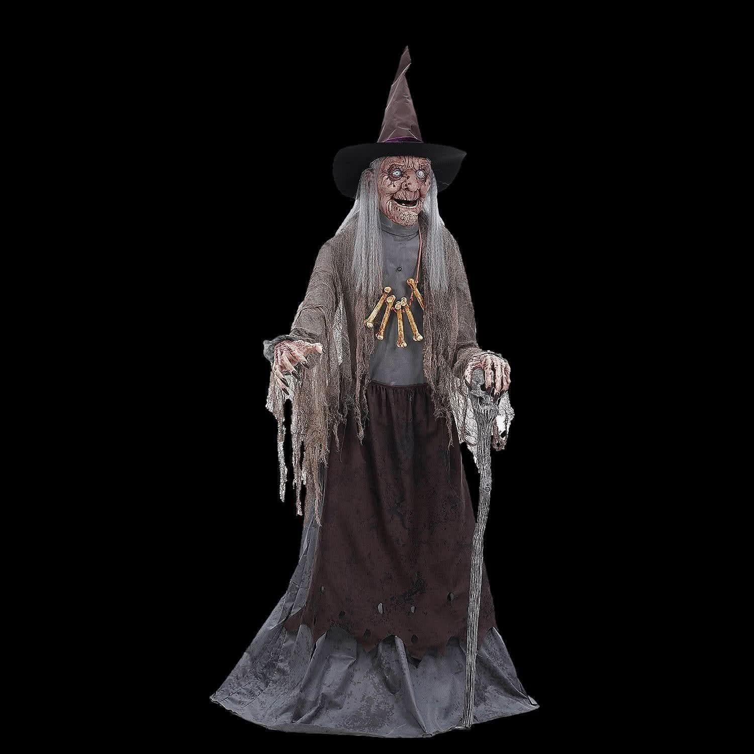 "Haunted Witch" Halloween Animatronic Decoration