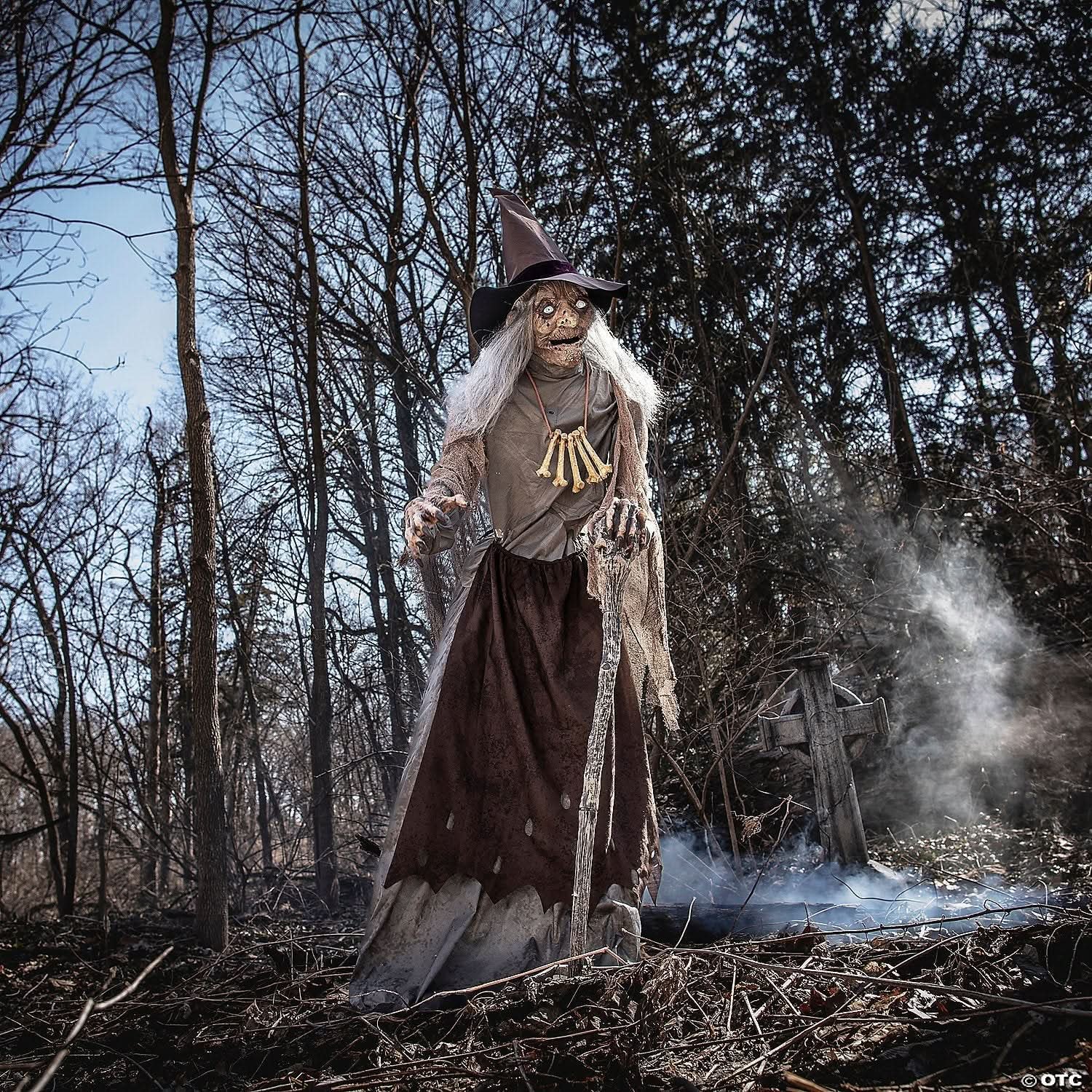 "Haunted Witch" Halloween Animatronic Decoration