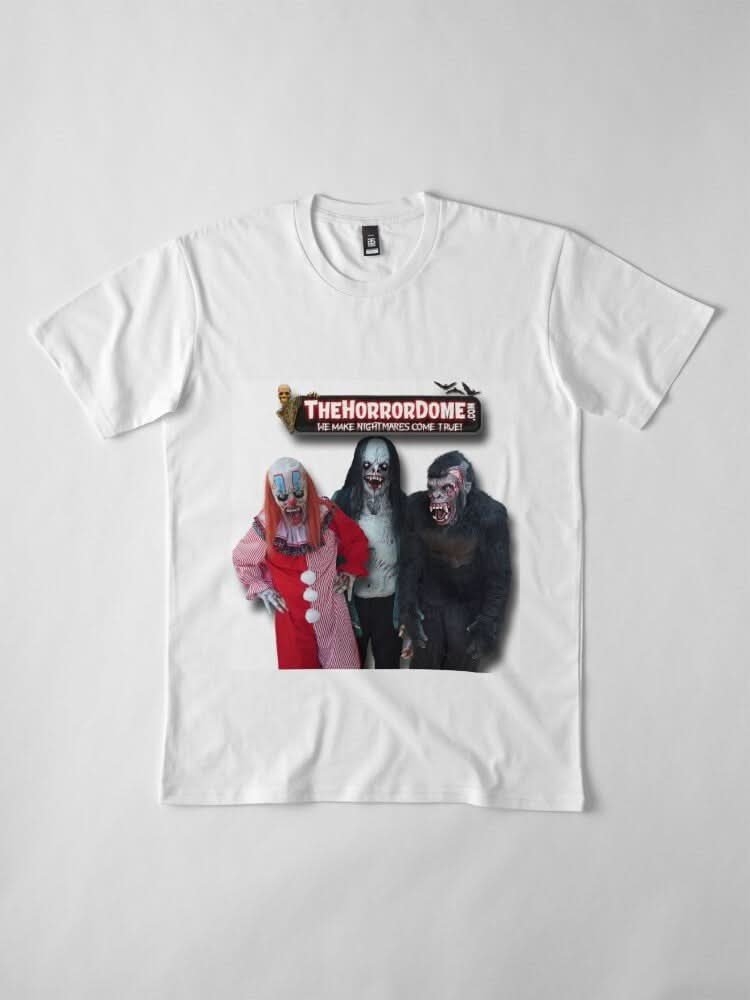 MaskHorror Logo Premium White T-Shirt