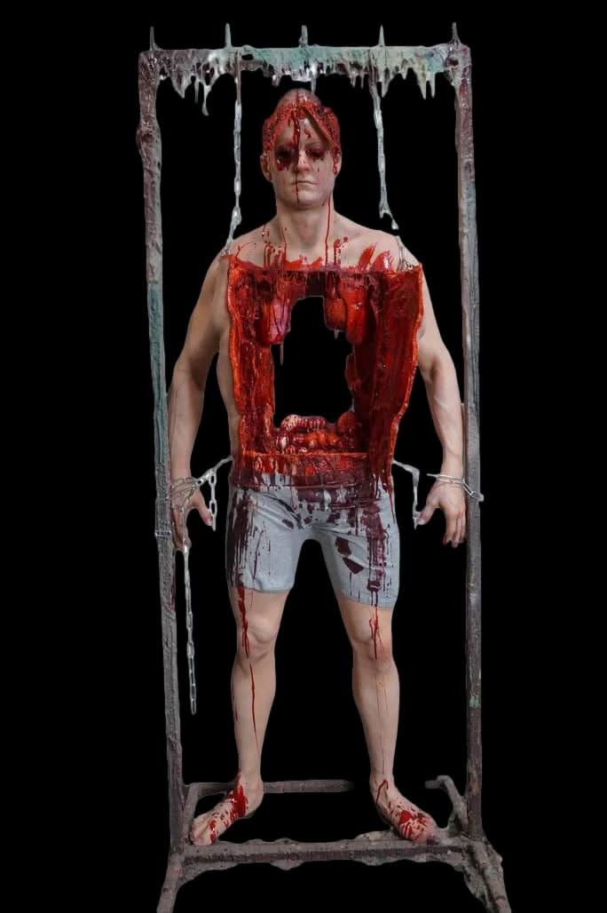 Mad Scientist Autopsy Photo OP Halloween Prop
