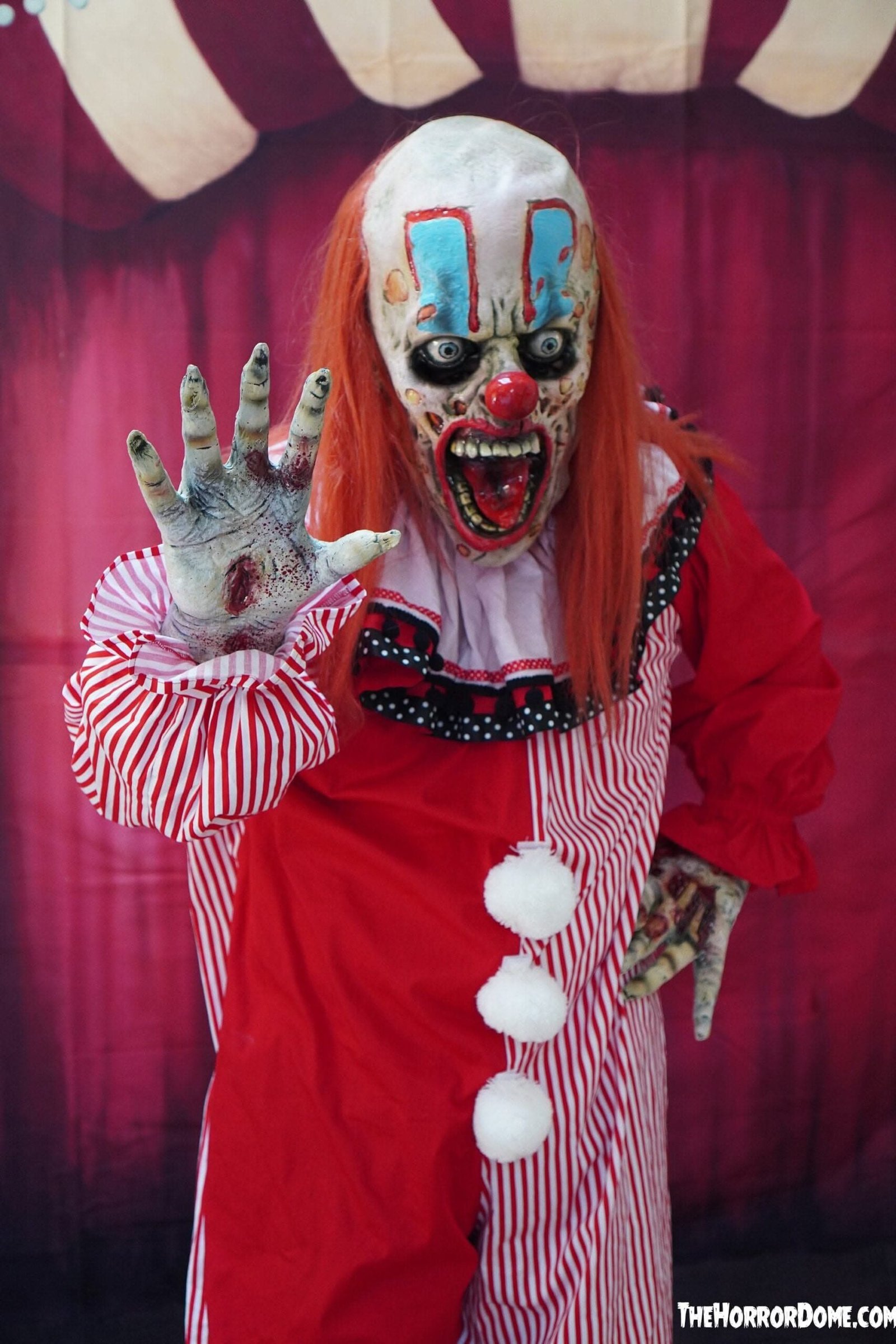 "Professional Movie Clown Suit in Red" Costume