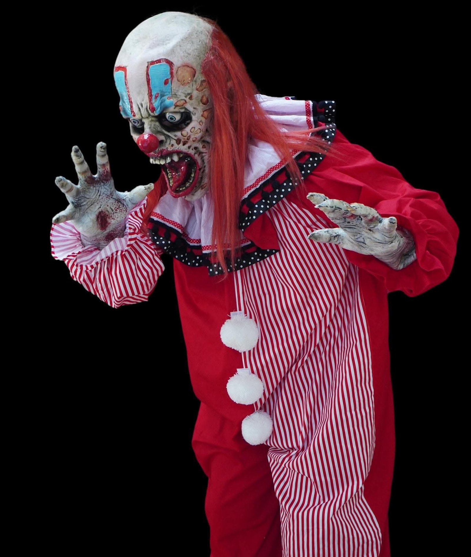 "Professional Movie Clown Suit in Red" Costume