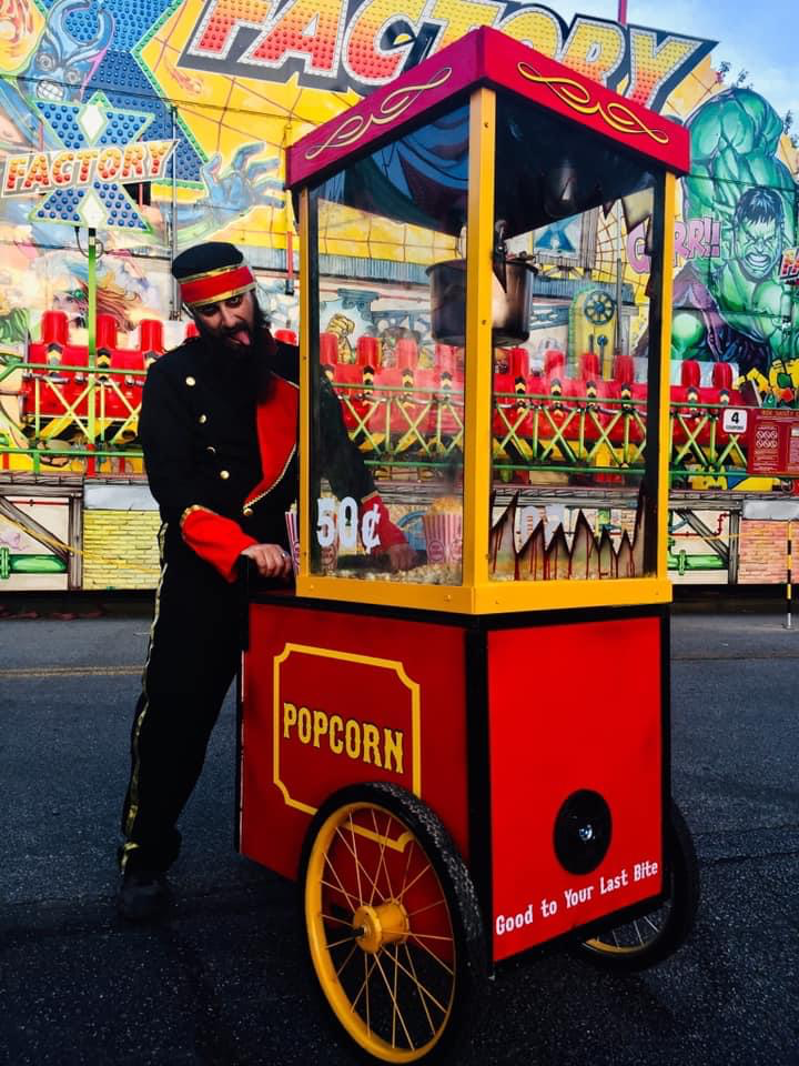 Haunted Popcorn Machine Halloween Animatronic