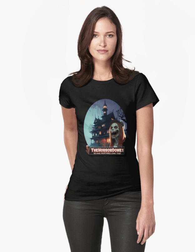 Women's MaskHorror Ghoul Fitted T-Shirt